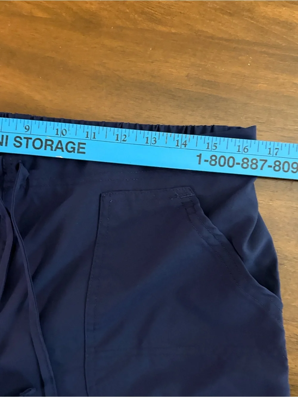 Scrubstar Adult Medium Navy Blue Scrubs Pants Pocket Straight Leg Medical